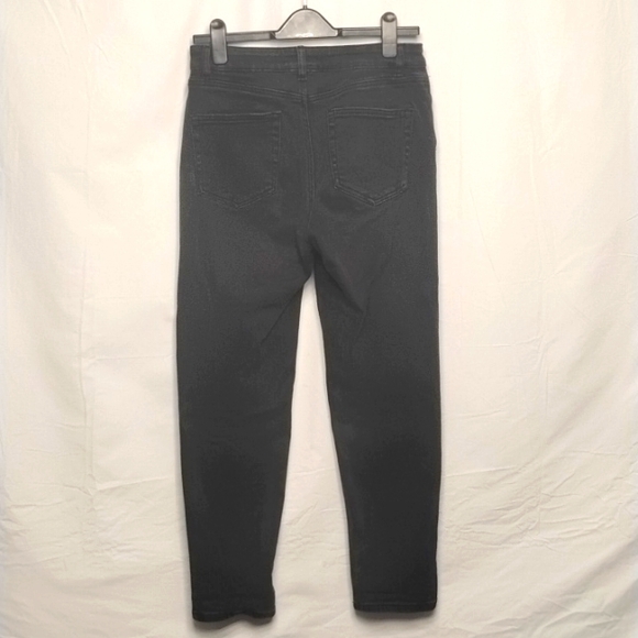 Ardene mom black regular rise jeans size w30 8-10 - Picture 2 of 4